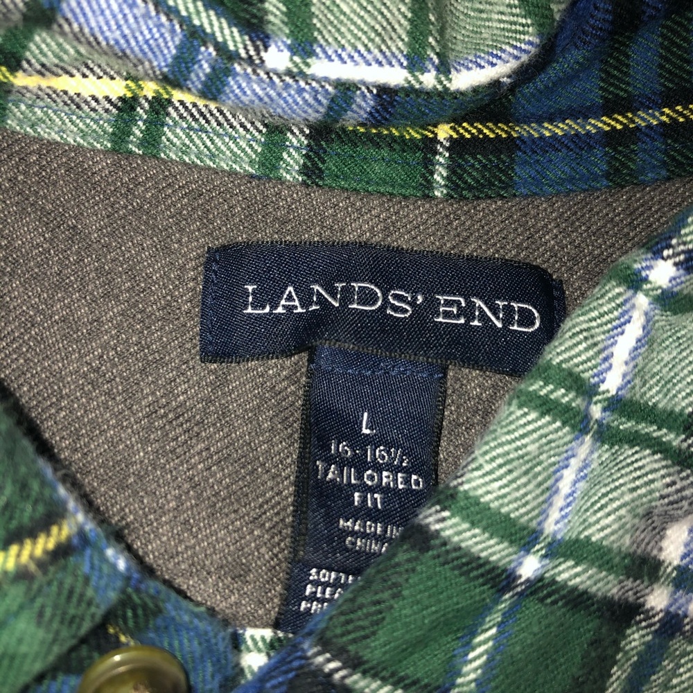 Lands End Flannel